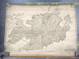 JOHNSTON W. & A. K.  Map of the County of Argyle with the Railways. Eng. map with hand col. vignette
