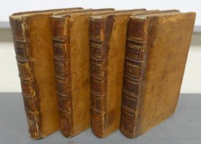 JOHNSON SAMUEL.  The Lives of the Most Eminent English Poets. 4 vols. Eng. frontis. Old calf, rubbed