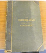 JOHNSTON A. K.  The National Atlas of Historical, Commercial & Political Geography. 45 good double