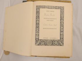 GRAY THOMAS.  Poems & Letters. Mounted photo frontis & plates. Quarto. Calf, rubbing & wear. 1874;