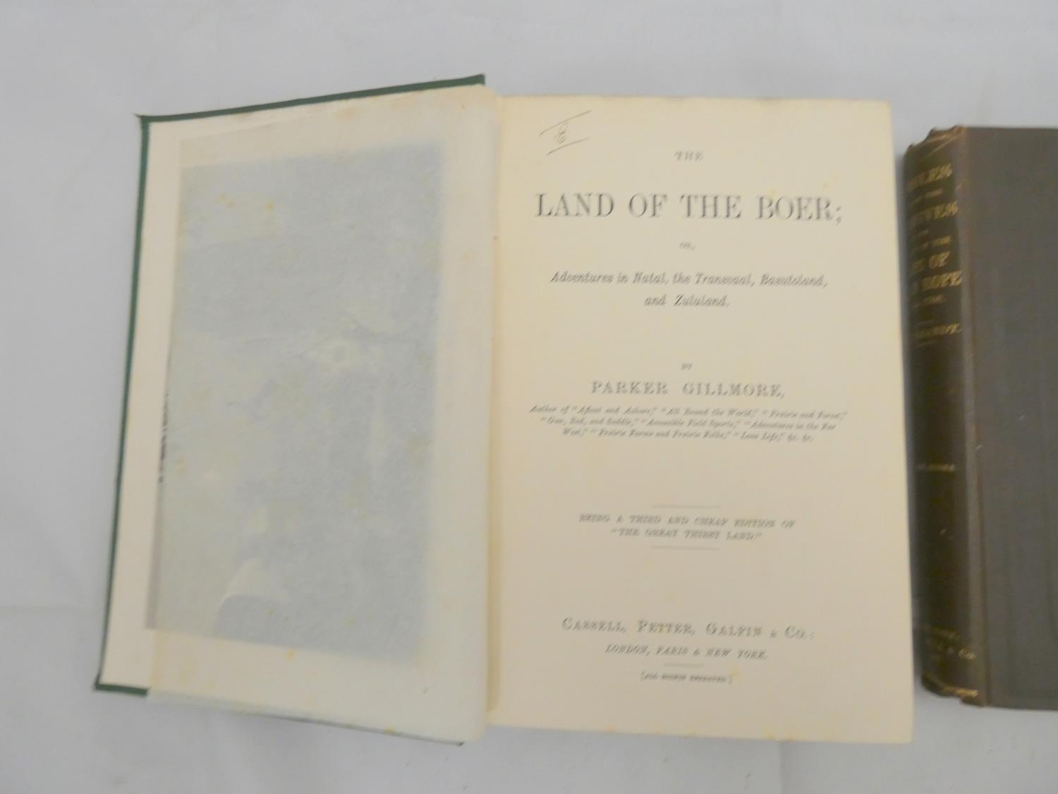 GILLMORE PARKER.  The Land of the Boer or Adventures in Natal, the Transvaal, Basutoland & Zululand. - Image 2 of 3