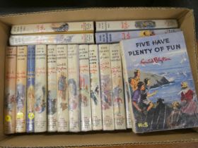 BLYTON ENID.  Famous Five Series, the complete set of 21 individual titles in d.w's incl. 1st eds.