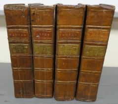 RICHARDSON SAMUEL.  Pamela or Virtue Rewarded. 4 vols. Old calf. Bookplate of S. F. McL. Lomer.