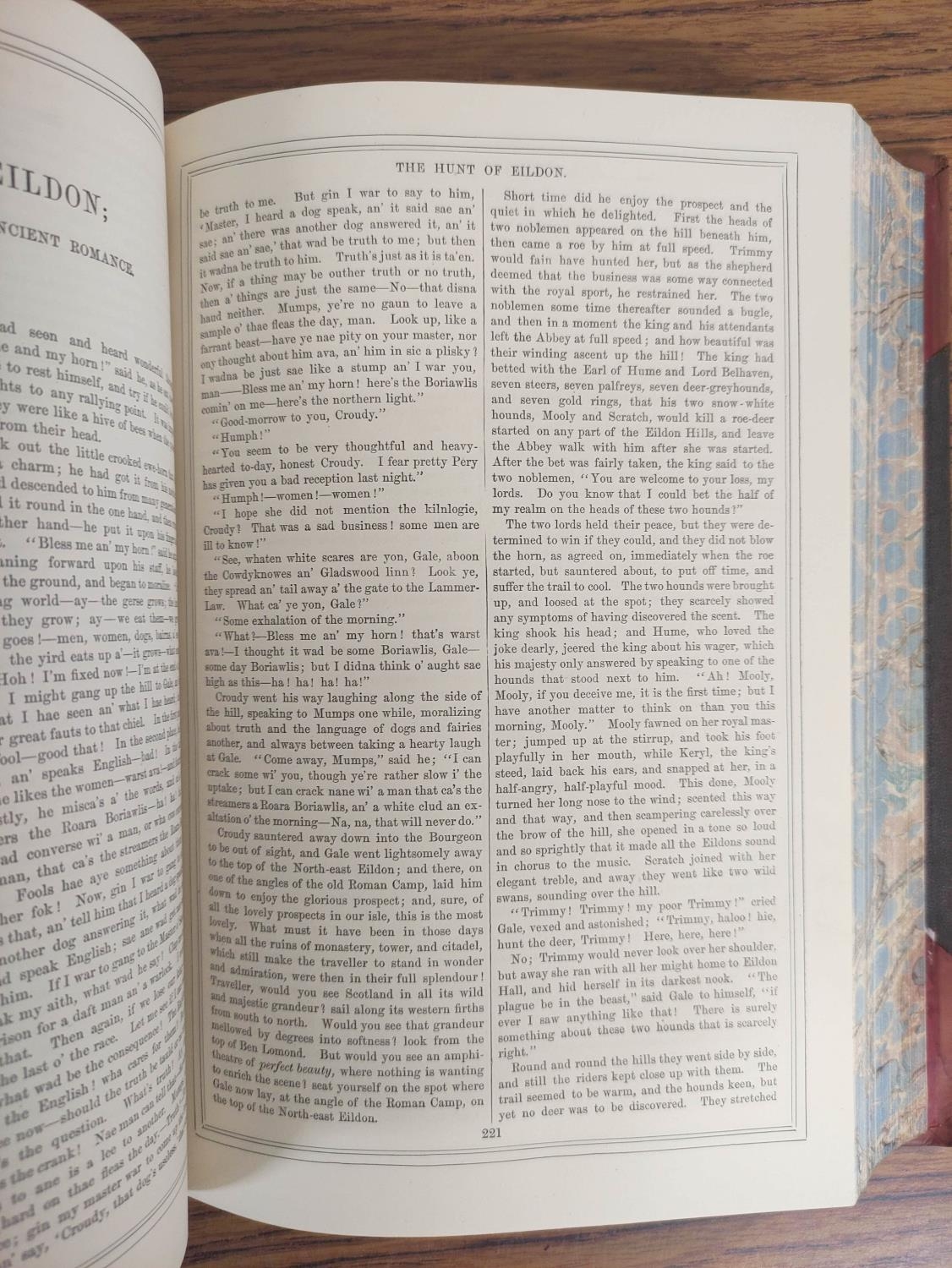 HOGG JAMES.  The Works of the Ettrick Shepherd. 2 vols. Half titles. Eng. frontis, text - Image 7 of 13