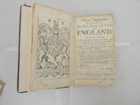 SPELMAN SIR HENRY.  Villare Anglicum or a View of all The Cities, Towns and Villages in England,