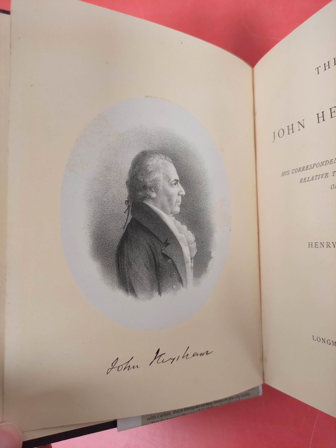 LONSDALE DR.  The Life of John Heysham M.D. & His Correspondence ... Relative to the Carlisle - Image 5 of 7