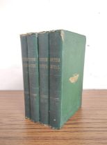 MORRIS REV. F. O.  A Natural History of British Moths. 4 vols. Many hand col. eng. plates. Royal