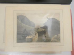 DANIELL WILLIAM.  Voyage Round Great Britain. 29 various loose hand col. aquatint plates incl.