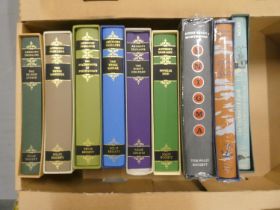 Folio Society.  Anthony Trollope. 6 vols. in slip cases & 3 others.  (9).