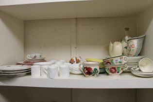 Ceramics to include Limoges Lunneville pink edge china, Wedgwood Countryware coffee cans and