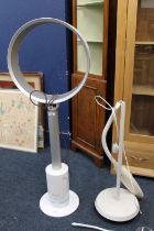 Dyson Cool air fan 119cm tall and a reading lamp (af). (2)