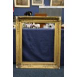 Antique gilt frame, the interior dimensions 75cm x 65cm, exterior 102cm x 87cm.