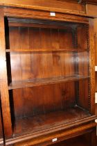 Titchmarsh and Goodwin Cabinet Makers of Ipswich, an open bookcase with two adjustable shelves, 82cm