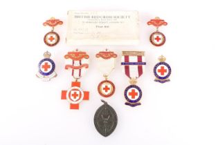 British Red Cross Society medals to include a County of East Lothian enamel medal [23086 HON LADY