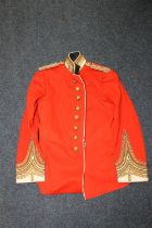 British Army Red Coat jacket, the interior with label L W Flight of Winchester penned G Clerk,