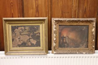 Two 19th century gilt picture frames circa 45cm x 50cm. (2)