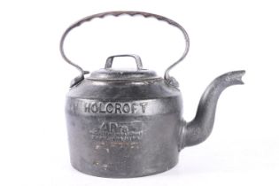 Holcroft cast iron four pint kettle.