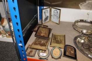 Frames to include a photograph of a German Officer wearing pickelhaube and resting on sword,