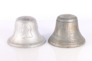RAF Benevolent Fund cast metal bell made from the metal of a shot down German Aircraft from WWII,