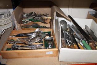 Plated and other flatware.