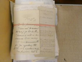 Documents - Ephemera - Norfolk - Bylaugh Park.   19th century archive relating to Lombe & Beevor