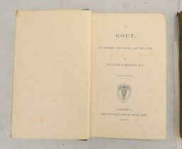 RING JOHN.  A Treatise on the Gout ... & Observations on the Eau Medicinale. Tree calf. Ownership