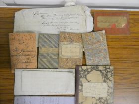 Documents - Ephemera - Lancashire.  19th century archive of documents & papers relating to the