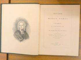 WATTS ISAAC.  Divine & Moral Songs for Children. Eng. frontis, plates & decs. by W. Holman Hunt.