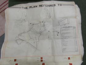 Documents - Ephemera - Lancashire.  1867 & 1899. Mortgage & conveyance on multi sheet vellum Carr