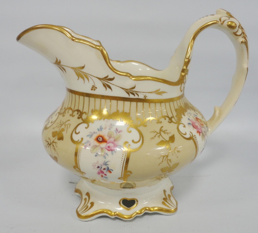 Victorian 'Rockingham' pattern part china tea service decorated with a floral cartouche within - Image 8 of 12