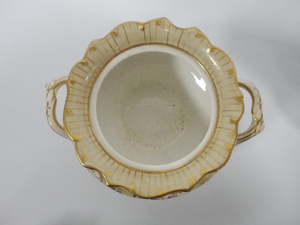 Victorian 'Rockingham' pattern part china tea service decorated with a floral cartouche within - Image 7 of 12