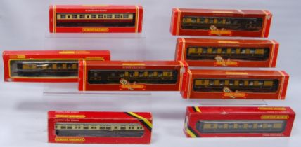 Group of Hornby OO gauge scale models to include R.229 Lucille Pullman car, R.233 Pullman coach