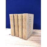 BURNS ROBERT.  The Poetry of Robert Burns. 4 vols. Frontis & etched plates by William Hole. Orig.