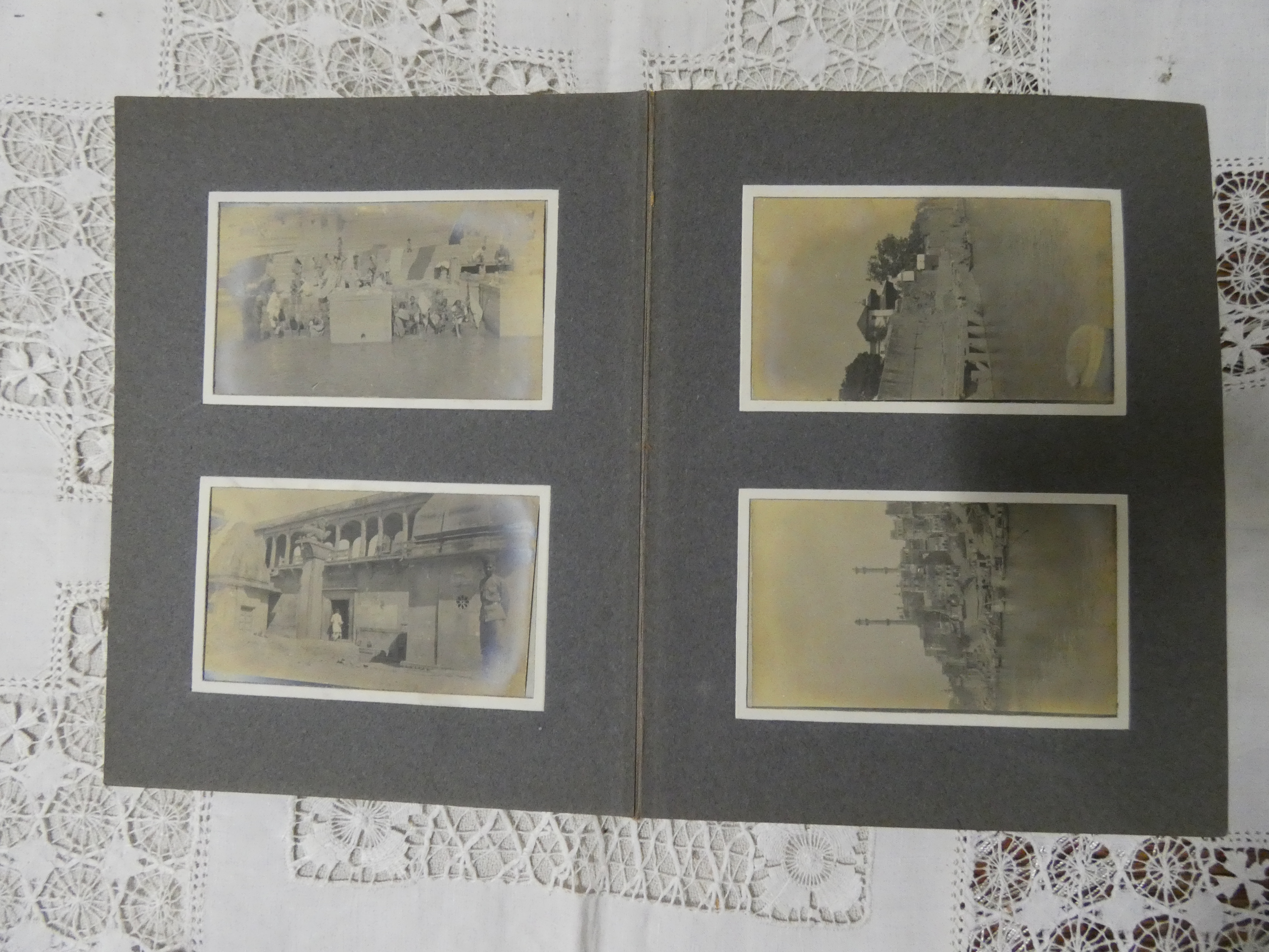 Photograph Album.  1920's neatly presented album of approx. 96 snapshot photographs, 2.5" x 4", of - Image 4 of 4