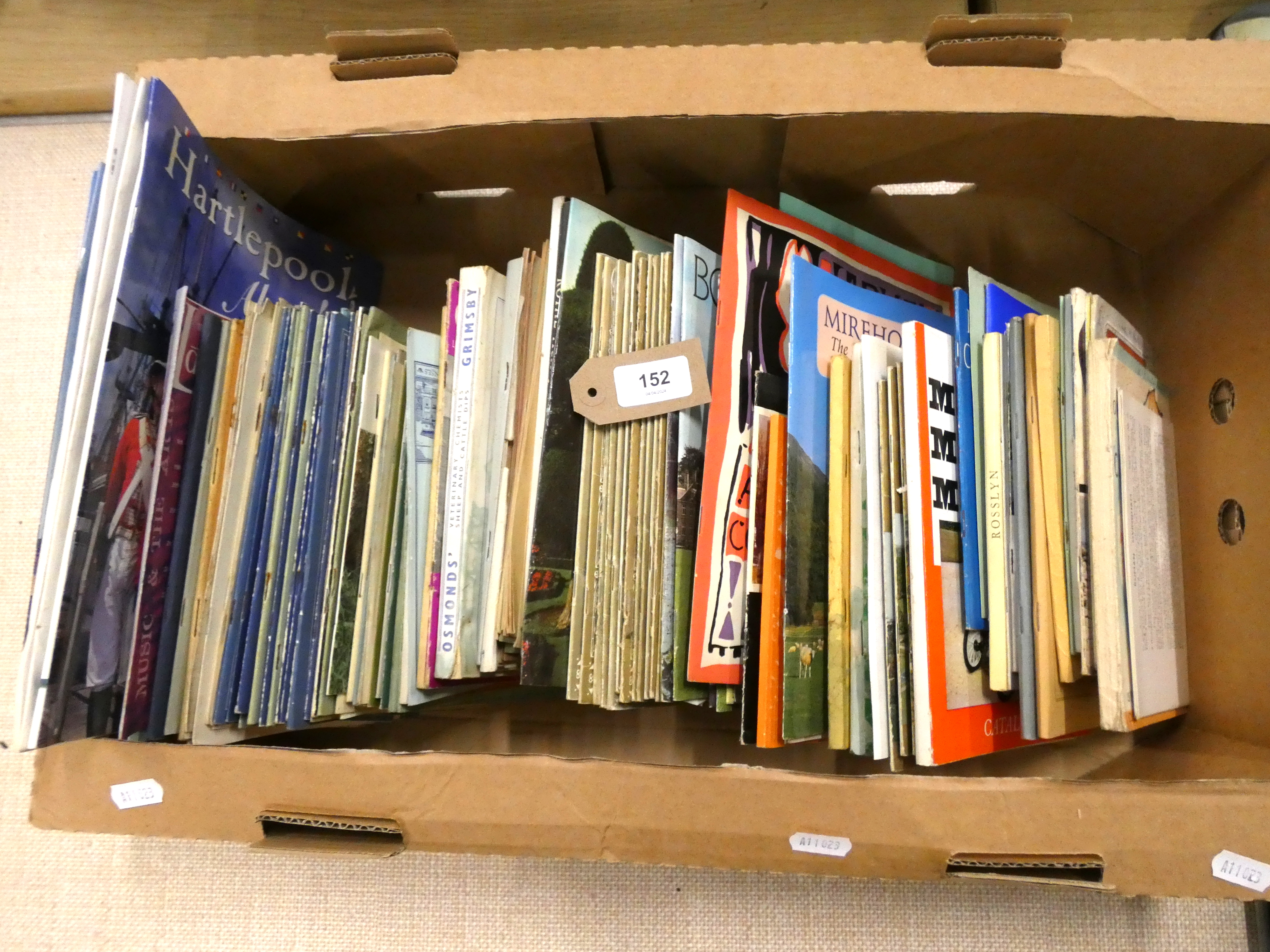 Various.  Large carton of guides, programmes, general topographical & other ephemera, periodicals, - Image 2 of 2