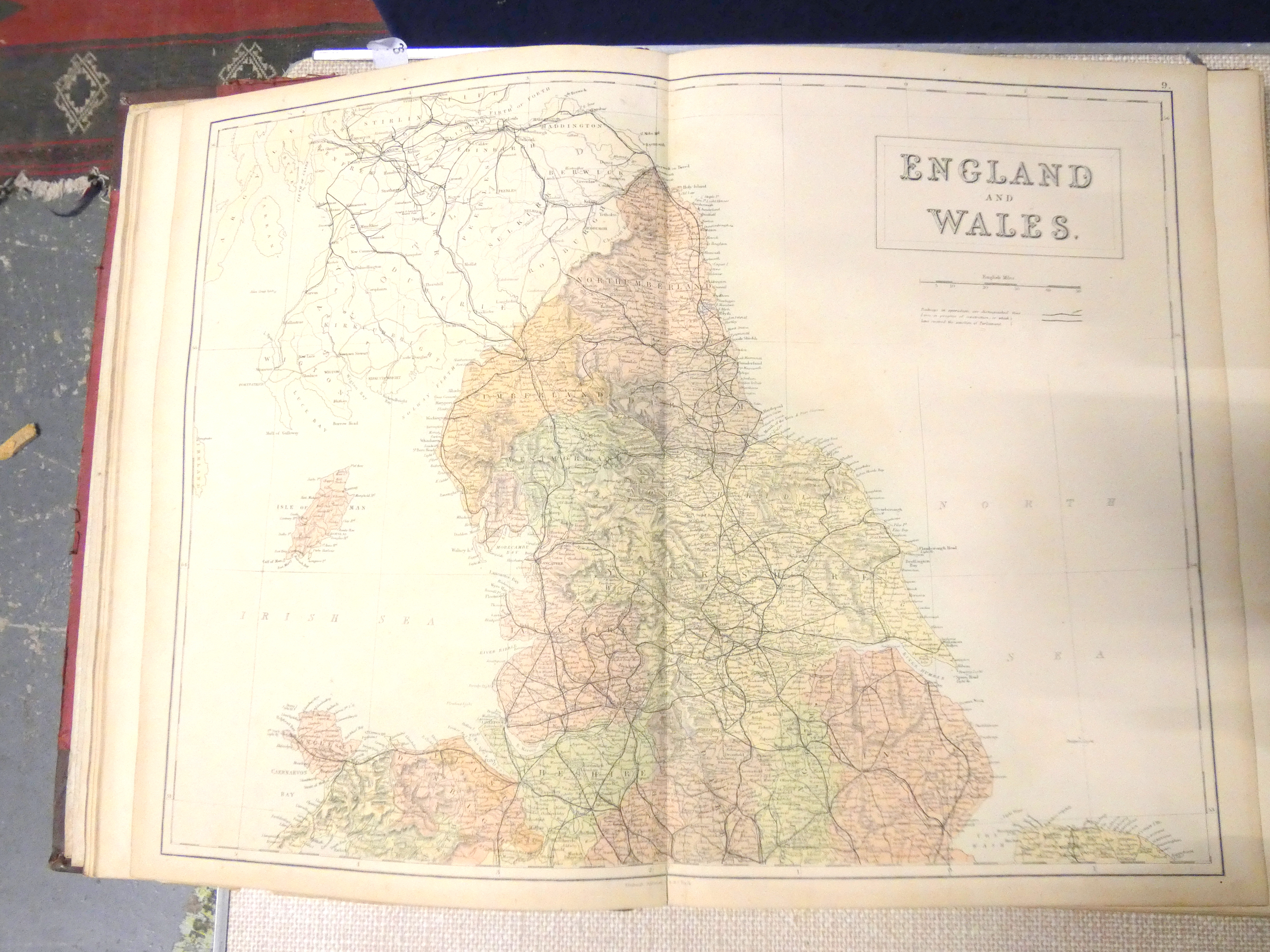 BLACK A. & C. (Pubs).  Black's General Atlas of the World. 56 double & single page coloured eng. - Image 5 of 7