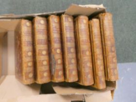 GROSE FRANCIS.  The Antiquities of England & Wales. 7 vols. (of 8, lacking vol. 4). Approx. 566 eng.