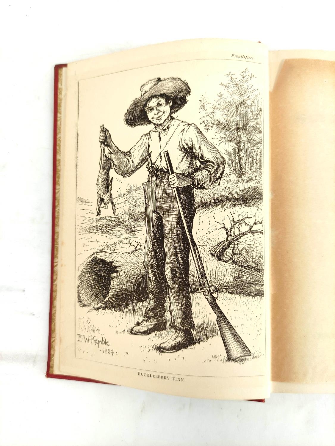 CLEMENS SAMUEL LANGHORNE ("MARK TWAIN").   The Adventures of Huckleberry Finn (Tom Sawyer's - Image 4 of 8