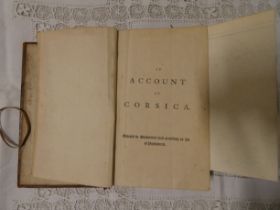 BOSWELL JAMES.  An Account of Corsica, the Journal of a Tour to That Island & Memoirs of Pascal