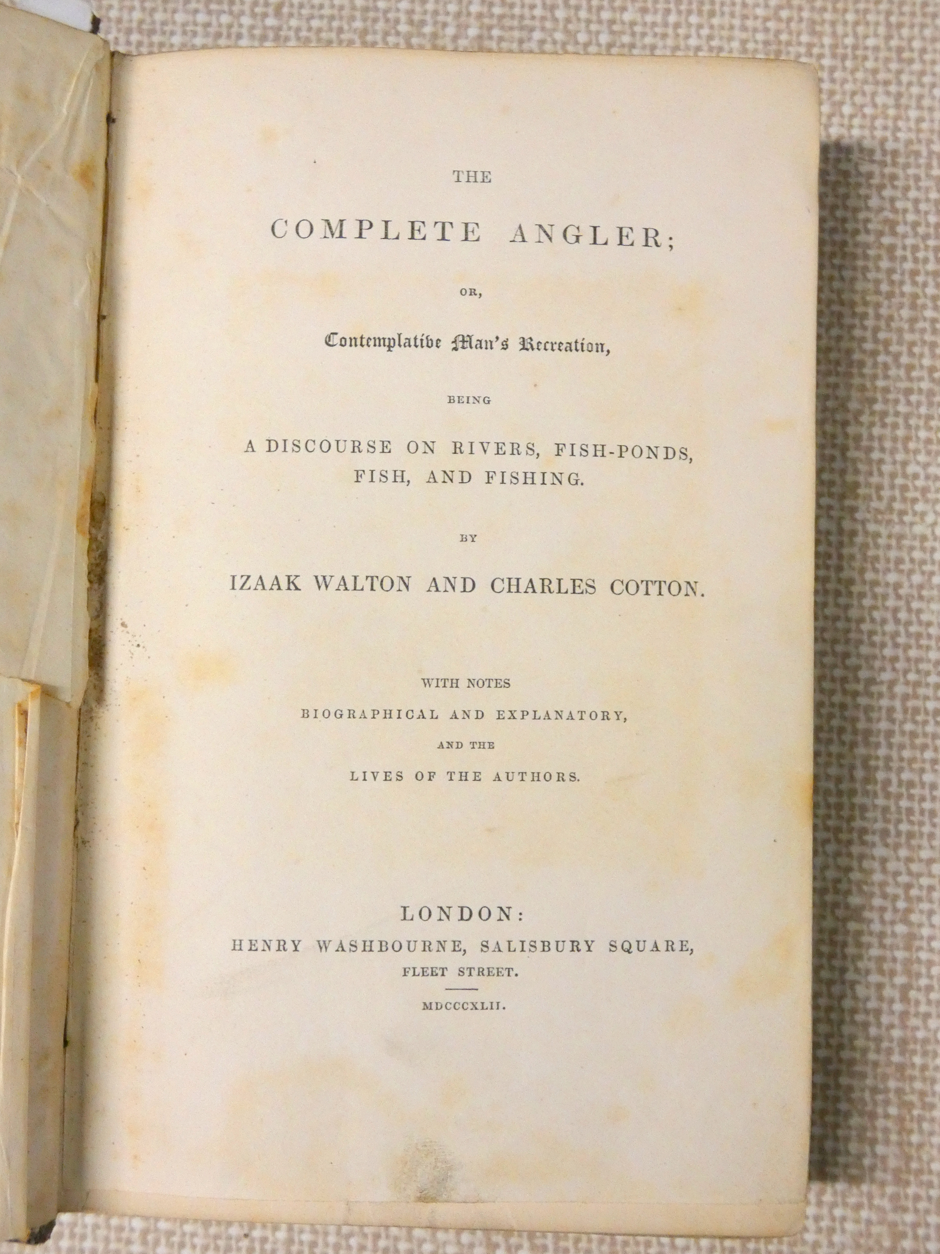 YOUNGER JOHN.  River Angling for Salmon & Trout ... With a Memoir of the Author. Eng. port. frontis. - Image 3 of 6