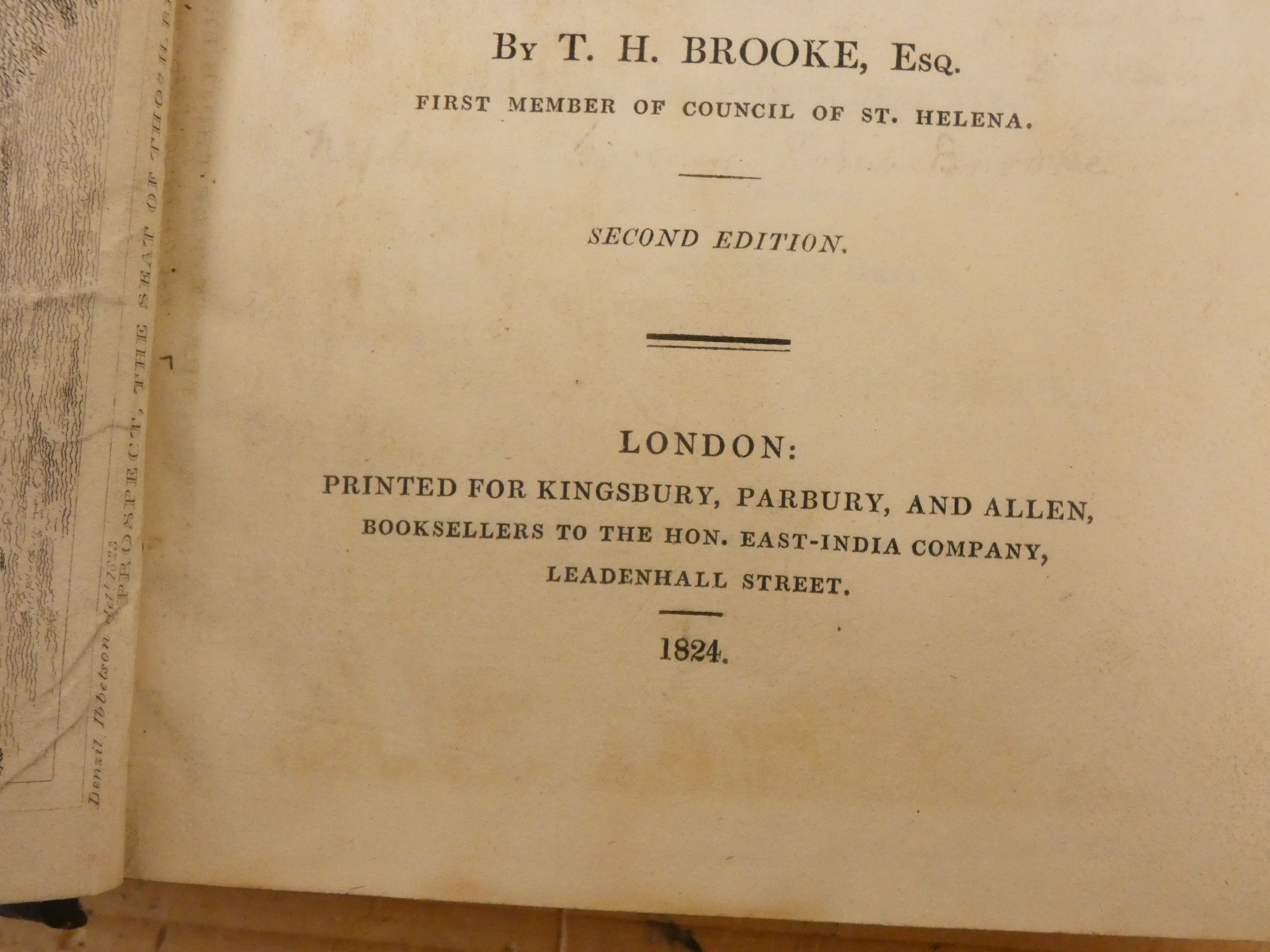 BROOKE T. H.  History of the Island of St. Helena from its Discovery by the Portuguese to the Year - Image 3 of 6