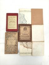 COLLINS H. G.  Cumberland. Small hand col. fldg. eng. linen map in orig. brds. with paper label;