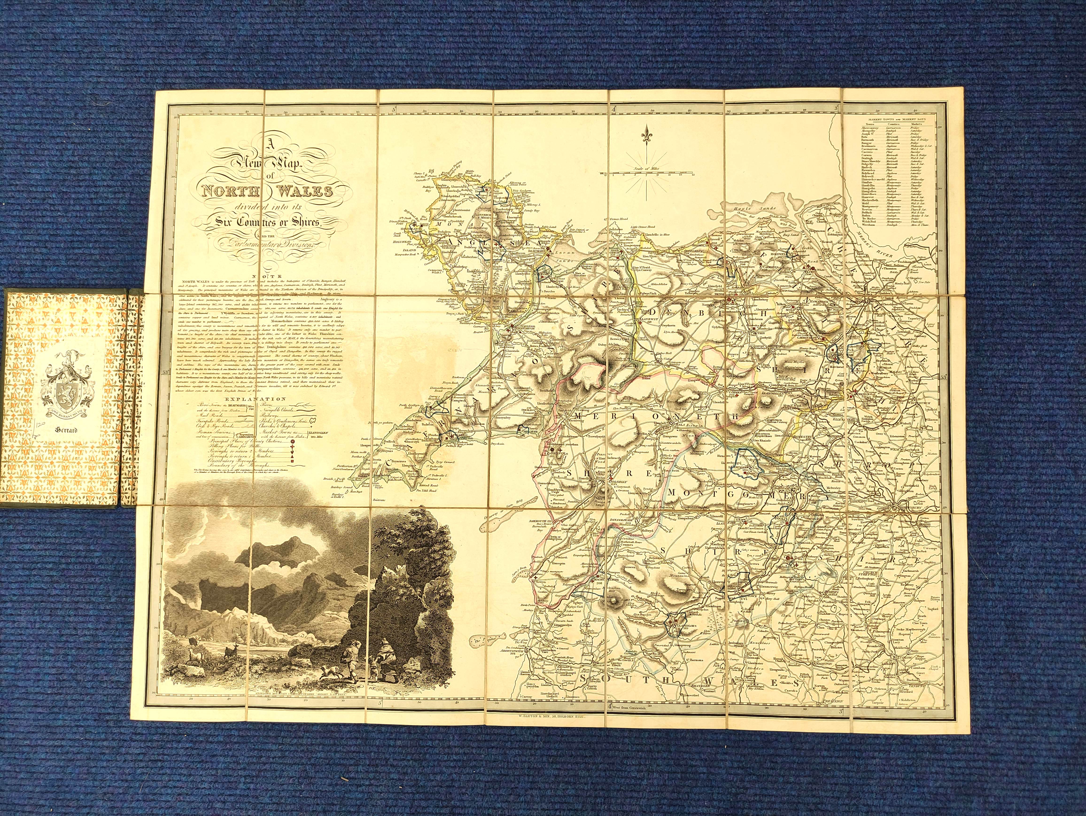 SOCIETY FOR CHRISTIAN KNOWLEDGE.  Handy Atlas of the Counties of England. Double page col. maps. - Image 3 of 8