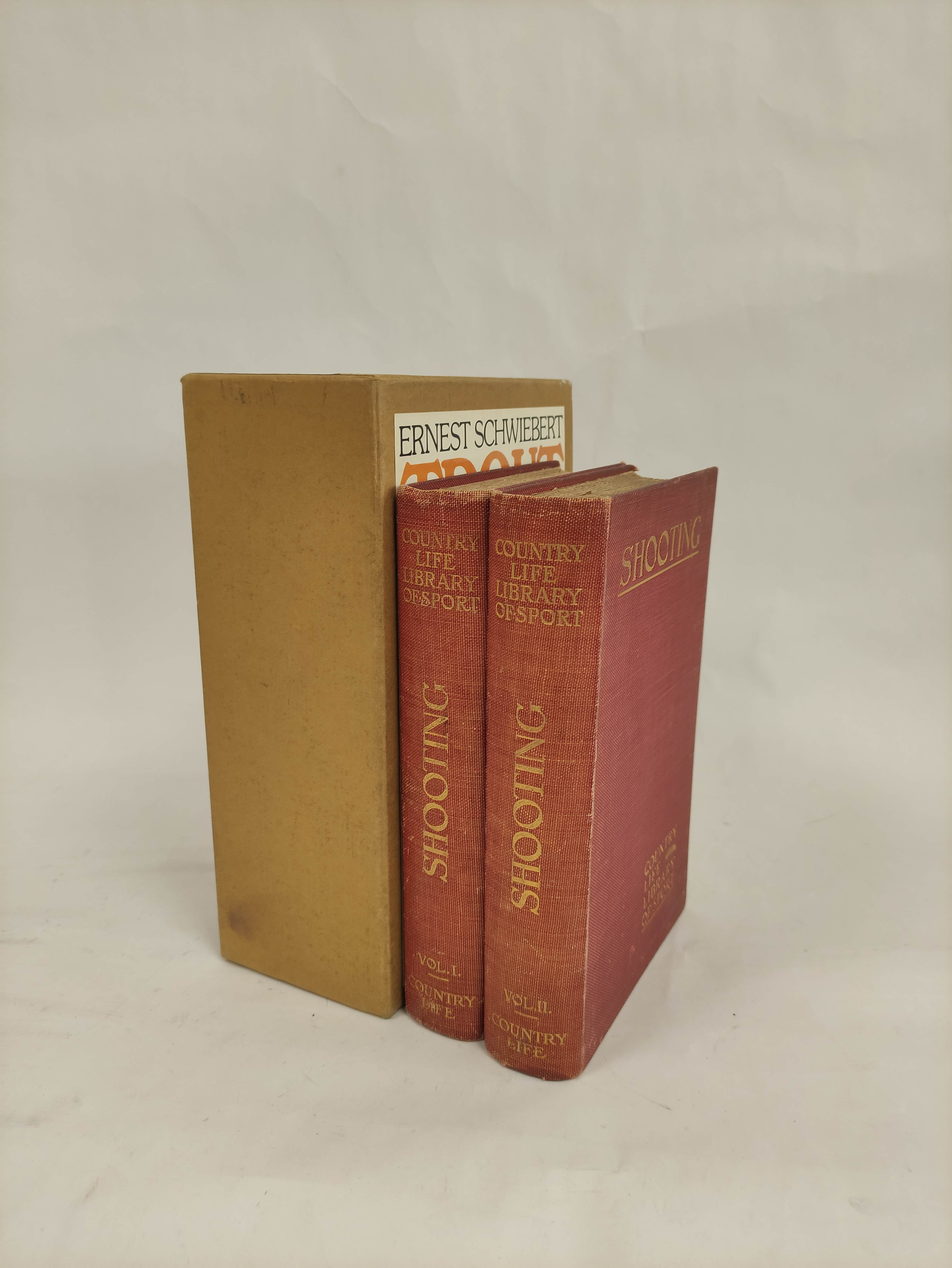 SCHWIEBERT ERNEST.  Trout. 2 vols. Col. & other illus. Orig. brown cloth in slip case. 1979; also