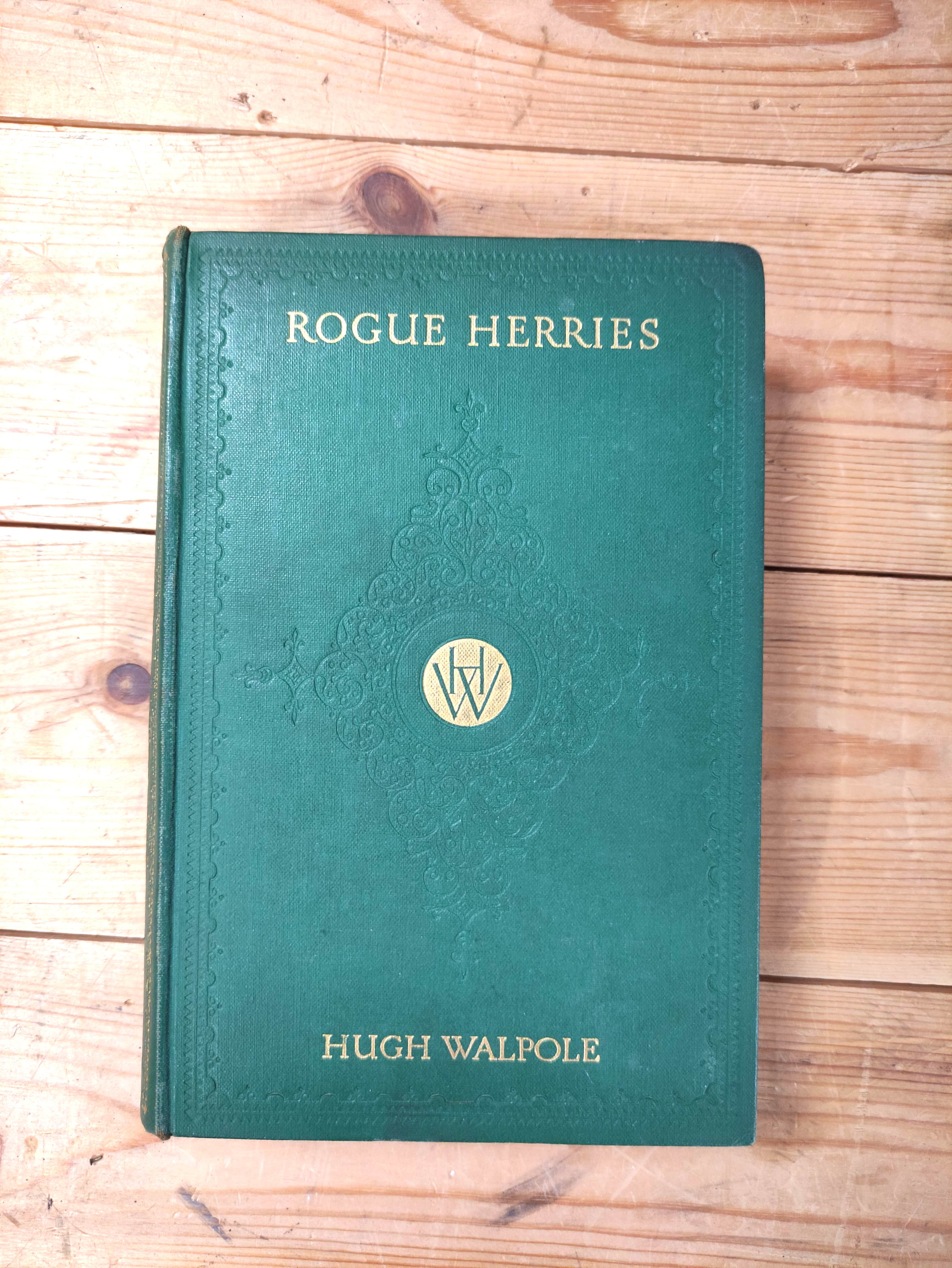 WALPOLE HUGH.  8 various vols. incl. some 1st's. Two signed & inscribed by the author. Orig. green - Image 2 of 3