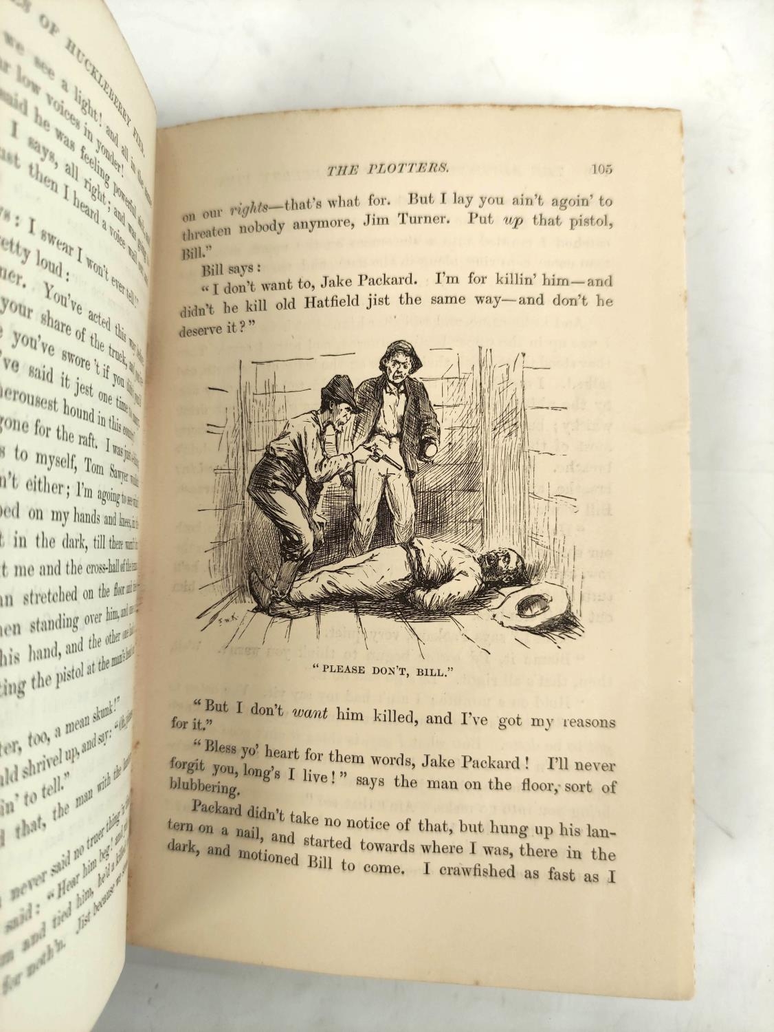 CLEMENS SAMUEL LANGHORNE ("MARK TWAIN").   The Adventures of Huckleberry Finn (Tom Sawyer's - Image 6 of 8