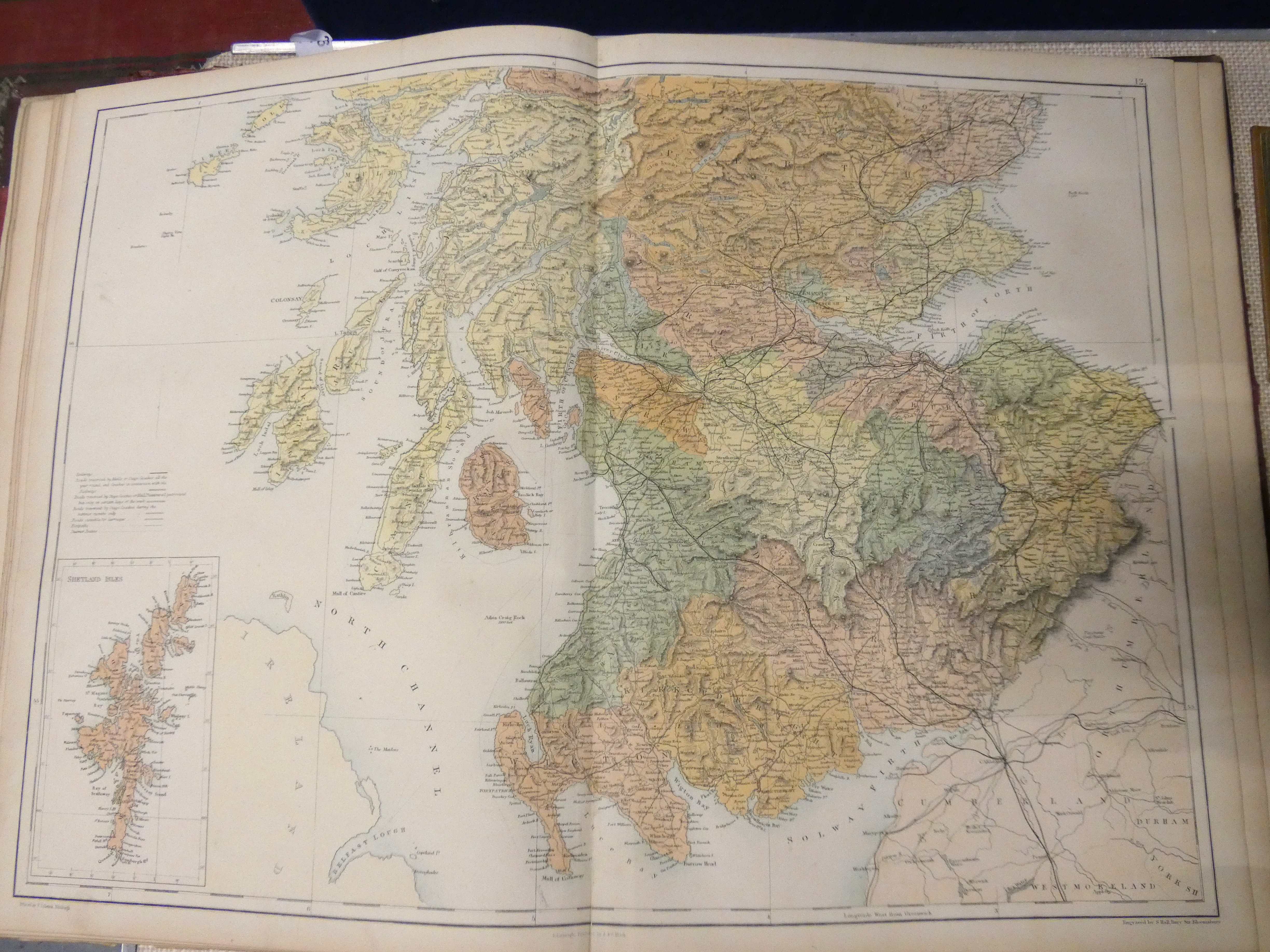 BLACK A. & C. (Pubs).  Black's General Atlas of the World. 56 double & single page coloured eng. - Image 7 of 7