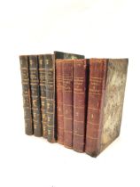 WALPOLE HORACE.  Letters ... to Sir Horace Mann. 4 vols. Frontis. Rubbed dark morocco, top brd. of