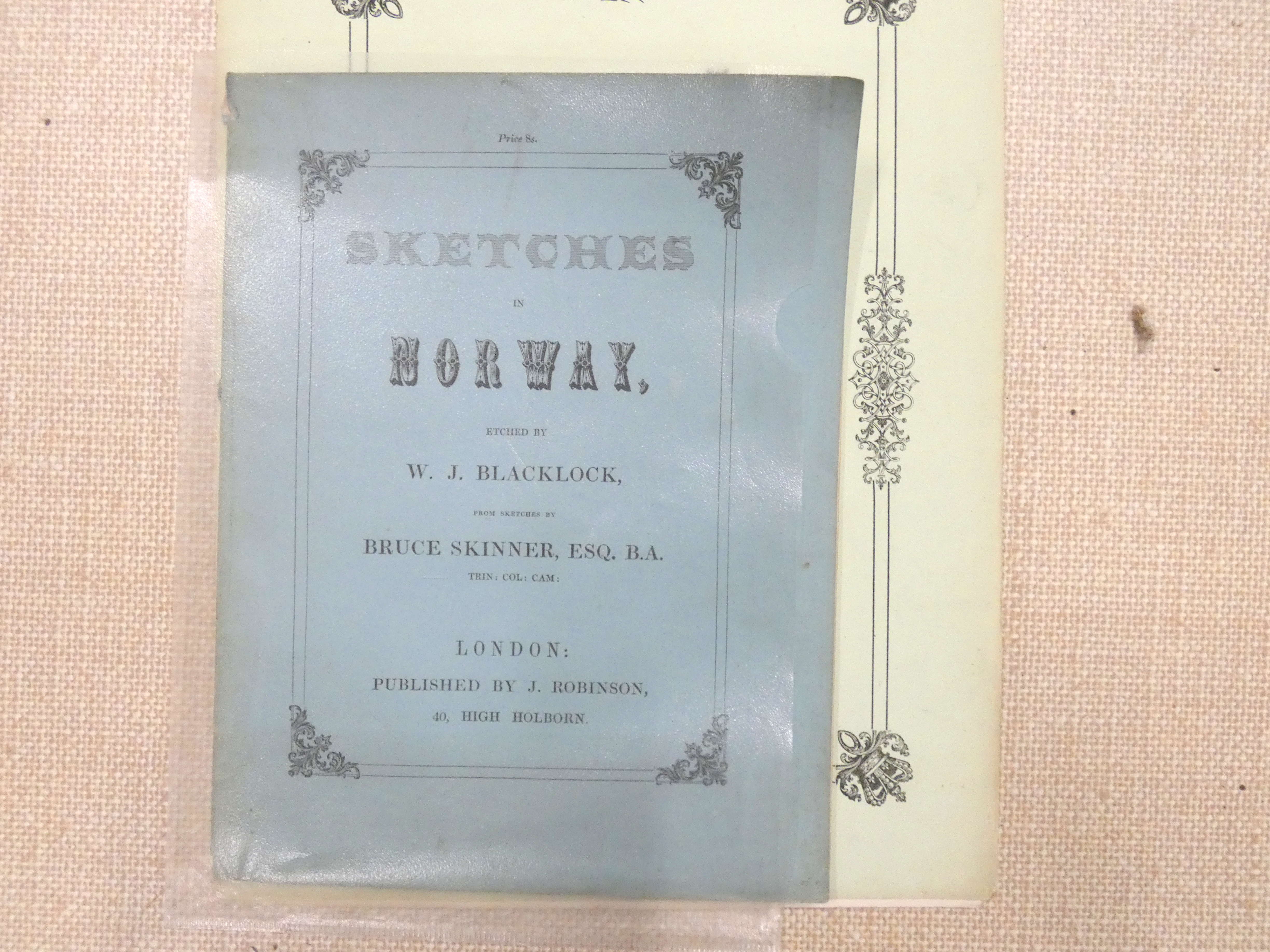 BLACKLOCK W. J.  Interesting & Picturesque Views on the Newcastle & Carlisle Railway. Pt. 1. Two