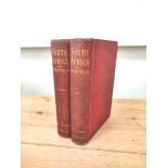 TROLLOPE ANTHONY.  South Africa. 2 vols. Fldg. col. map (torn). Soiled orig. red cloth. 3rd ed.,